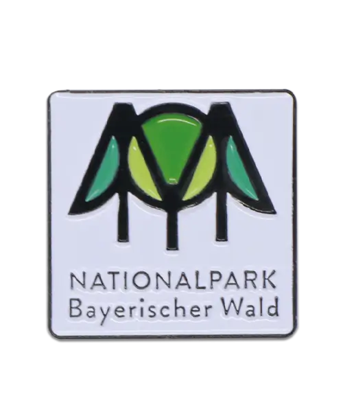 Pin, geprägt in Weichemaille „Nationalpark Bayerischer Wald“