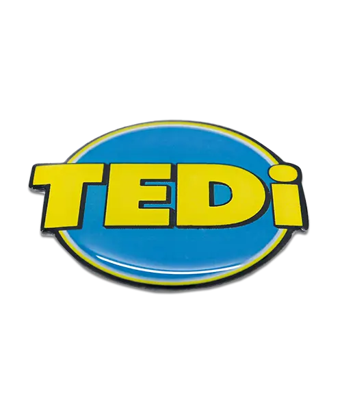 pins magnetverschluss siebdruck TEDi