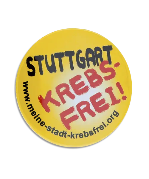 Button „Stuttgart Krebsfrei!“