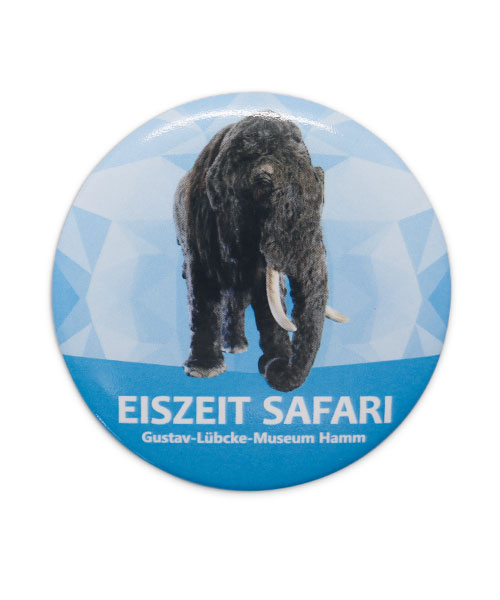 Kühlschrankmagnet Eiszeit Safari - Gustav-Lübcke-Museum Hamm Vorderseite