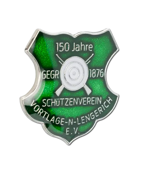Pins, geprägt in Weichemaille "150 Jahre SV Vortlage" – Bild 3