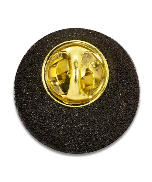 Pin, reliefartig geprägt ohne Farbauslegung „RT28 Zell am See“ - Individuelle Pins mit Logo Motiv - Rückseite