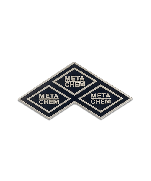 Pin, geprägt – Hartemaille „MetaChem“