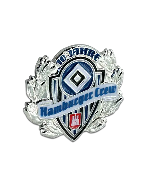 Pin, geprägt – Weichemaille „Hamburger Crew“