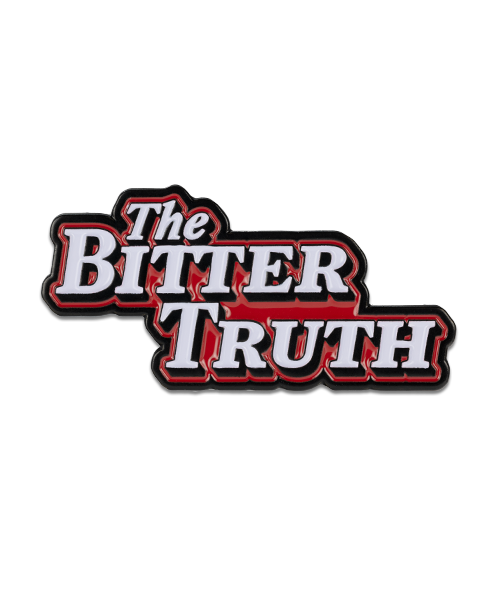 Pin, geprägt – Weichemaille „The Bitter Truth“