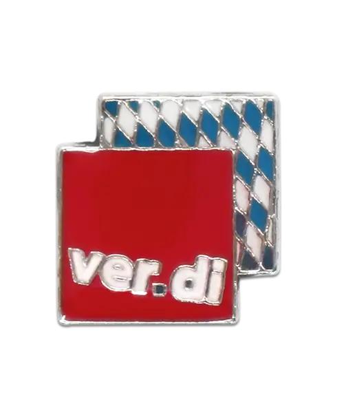 Pin Weichemaille Verdi Bayern Vorderseite