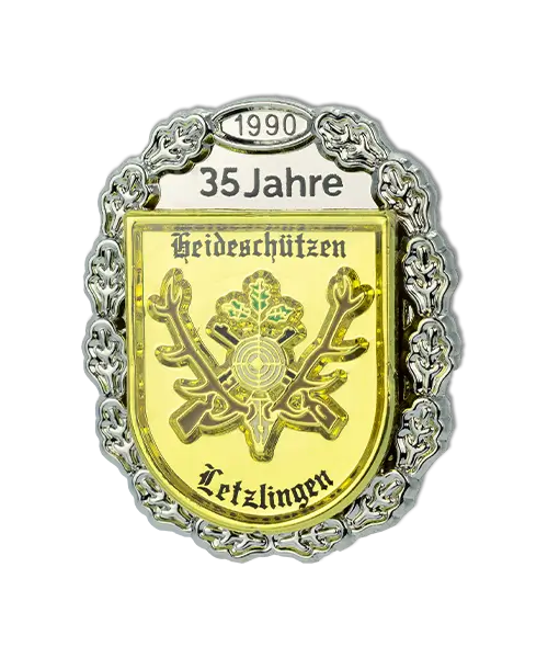 Pin auf Pin – Weichemaille „Heideschützen Letzlingen“ - Vorderseite