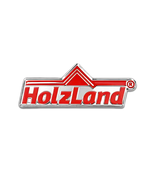 Pin, geprägt – Weichemaille "HolzLand"