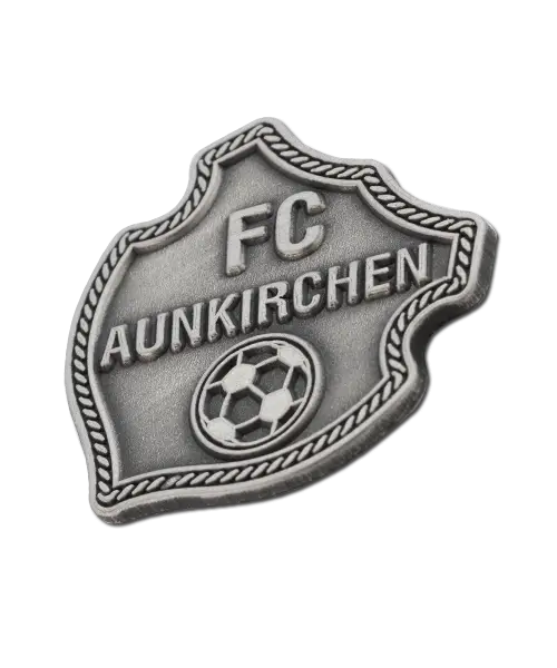 Pin, geprägt ohne Farbauslegung "FC Aunkirchen" – Bild 3