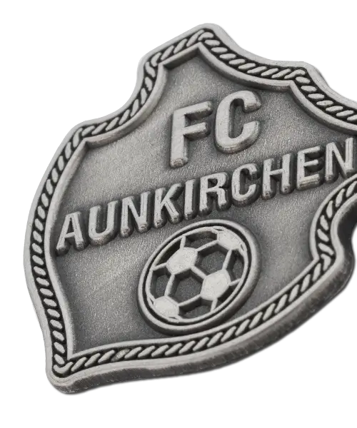 Pin, geprägt ohne Farbauslegung "FC Aunkirchen" – Bild 4