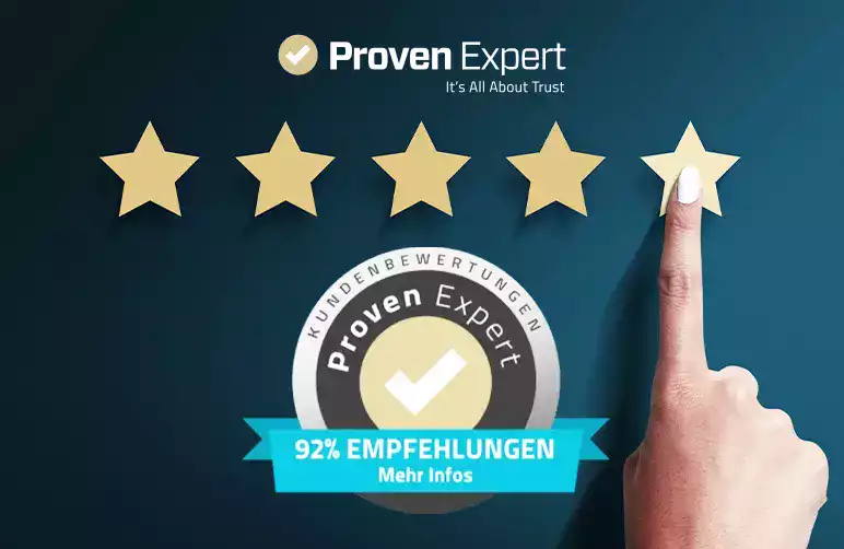 Bewertungsportal ProvenExpert - Echte Kundenbewertungen - Transparent und Authentisch