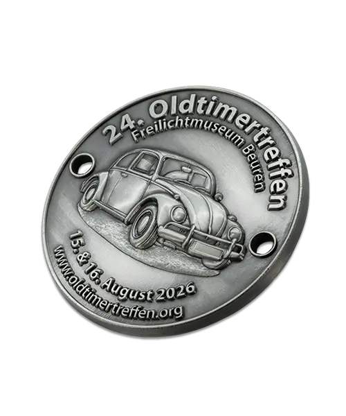 Plakette, gegossen "24. Oldtimertreffen" – Bild 3