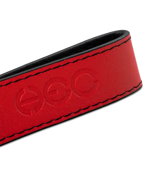Leder-Schlüsselanhänger „HEC“ - individuelle Schlüsselanhänger mit Logo