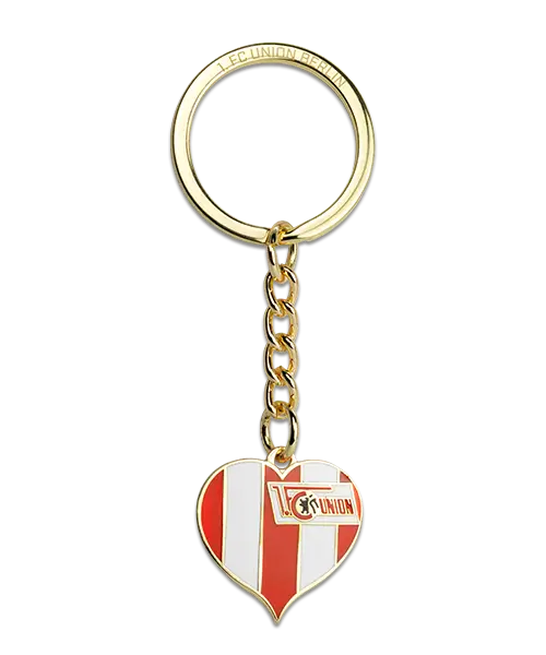 Schlüsselanhänger aus Metall „1. FC Union Berlin“ Individuelle Werbeartikel mit Logo Motiv Fussball Verein