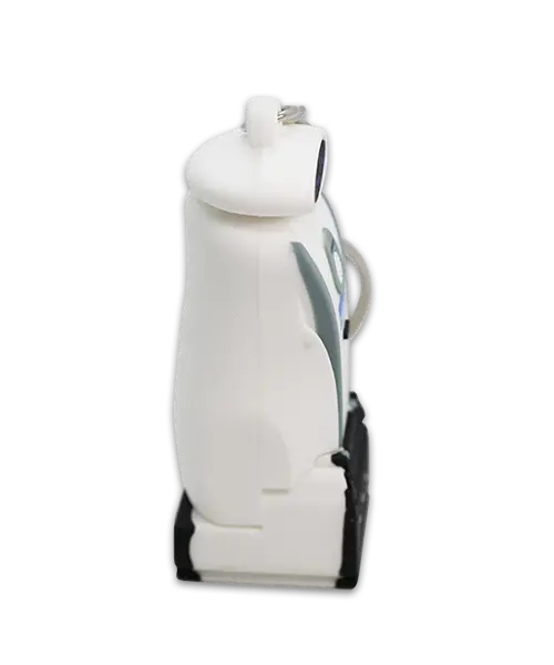 Schlüsselanhänger Weichgummi 3D „Dr Rettler Service Franziska“ - seitlich