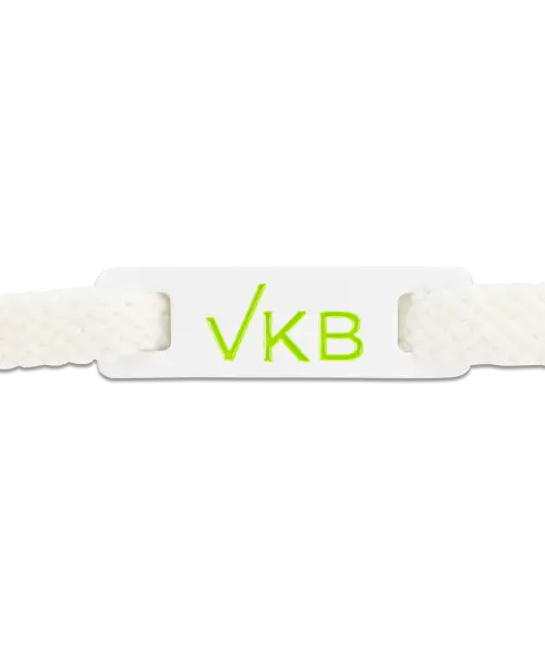 Schnürsenkel-Anhänger aus Metall mit Logo, geprägt in Weichemaille – individuell gestaltbarer Metall-Charm