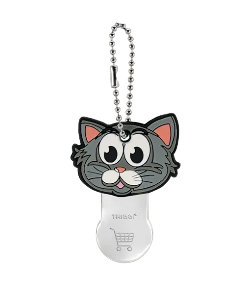 Einkaufswagenauslöser TRIGGI®Cap „Kitty Cat“