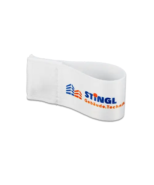 Bierkrugkennzeichner aus Satin „Stingl Gebäude.Technik“