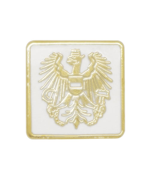 Pin geprägt in Hartemaille Wappen Österreich Vorderseite